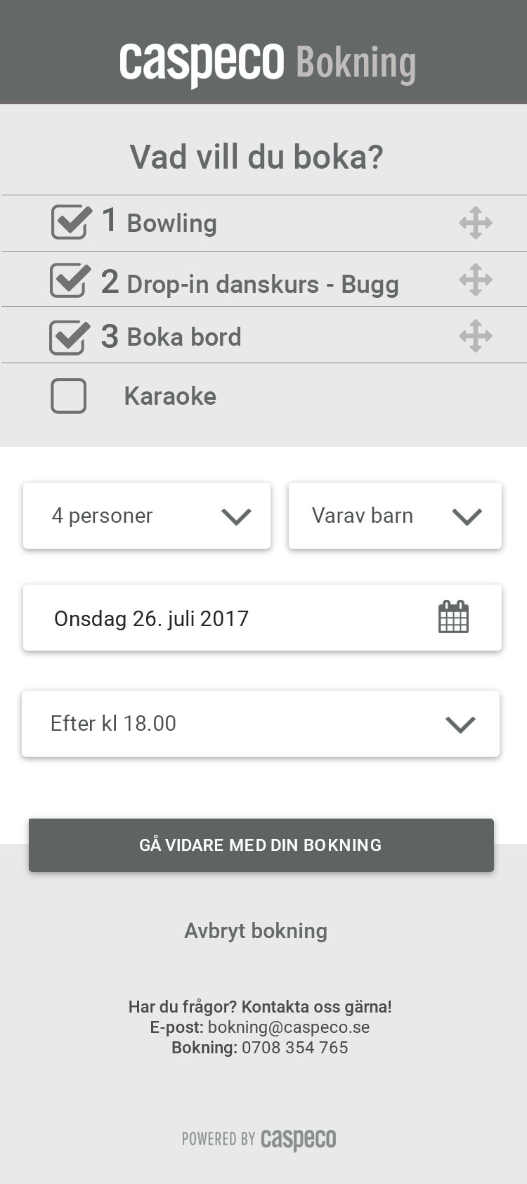 Booking app – UI/UX development
